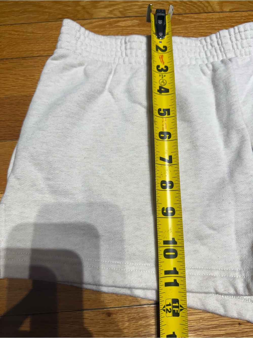 Artizia TNA Oatmeal Cotton Elastic-Waist Shorts